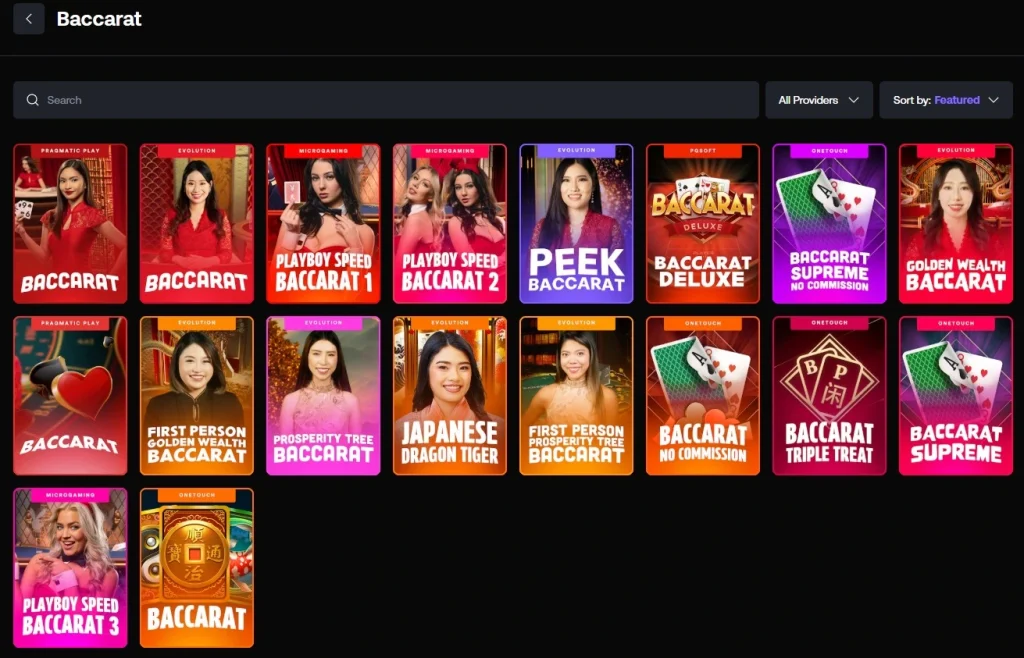 Live-Baccarat