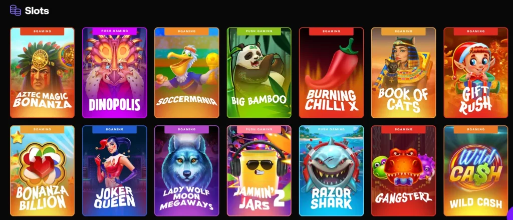 ¿Qué tipos de juegos de tragaperras puedes jugar en Shuffle?